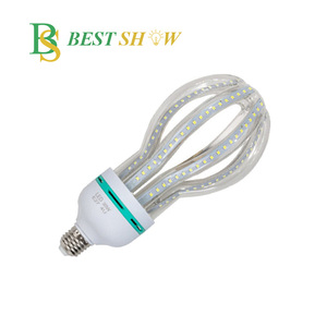 Quảng Châu Led Lotus Tiết Kiệm Năng Lượng U Shape Led Bulb Huỳnh Quang Ngô Ánh Sáng E27 E40 B22 2U 3U 4U Led Xoắn Ốc Đèn - Product Image 3