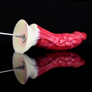 NNSX Dildo de Silicona Vibrador con Diseño Curvo Realista, Patrón Animal Kirin Slicea, 10 Velocidades de Vibración - Product Image 6