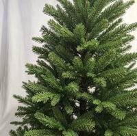 Großhandel 60cm 90cm 120cm 180cm 210cm 240cm 270cm Weihnachtsbaum-Dekoration Künstliche Tannenbäume mit Scharnieren Dicke Metallständer