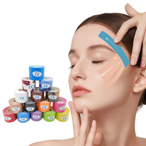 5cm * 5m multicolore kinésiologie bande pour <span class=keywords><strong>visage</strong></span> poignet coton hyposensible <span class=keywords><strong>Kinesio</strong></span> bande athlétique Sport élastique K bande rouleau en vrac - Product Image 1
