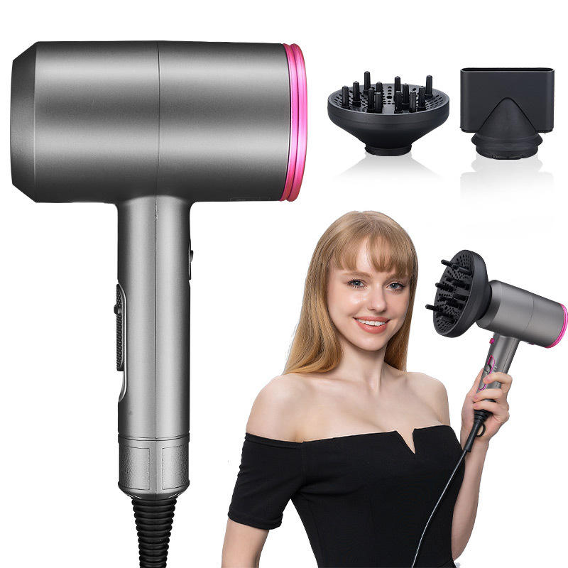 Description Picture 5 of itemProfessional Hair Dryer Strong Wind Hot Air Cold Air Ion Salon HairDryer 1800w Brush Negative Ion Blow Dryer with Diffuser
