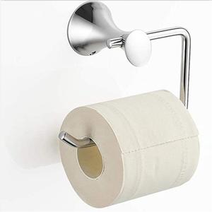 Juego de Accesorios de Baño para Montar en la Pared, Incluye Toallero Individual, Anillo para Toalla y Portarrollos de Papel Higiénico, Cromado Pulido - Product Image 5