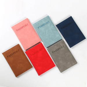 Pofeis <span class=keywords><strong>New</strong></span> biểu tượng tùy chỉnh PU da Hộ chiếu Bìa bán buôn du lịch không thấm nước Wallet ID trường hợp thẻ không khí vé hộ chiếu chủ - Product Image 1