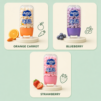 Aimo Fruity Baby Jelly Bean Protein Probiotics Healthy Snack Sweet Taste Semi-Soft Texture Drop Biscuits Box 16g 12 Months Shelf