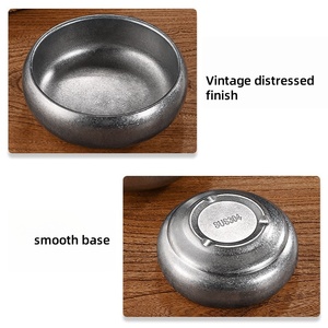 Nuova ciotola di riso in acciaio inossidabile a doppio strato 304 Vintage coreano cucina vecchia cucina cucina creativa per bambini piccola zuppa cucina - Product Image 4