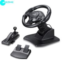 Meilleur cadeau de Noël 2020 Volant de jeu de voiture à 270 degrés Simulateur de volant de course Joystick pour PC/PS2/PS-3