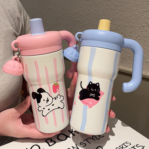 Tazza Termica Sottovuoto in Acciaio Inox 316 di Alta Qualità per Donne, Design Cartoon, Grande Capacità, Antigelo, per Uomo e <span class=keywords><strong>Donna</strong></span> - Product Image 3