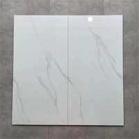 Carreaux de porcelaine émaillée aspect marbre gris modernes 60x120cm pour dalles de porcelaine polies aspect marbre