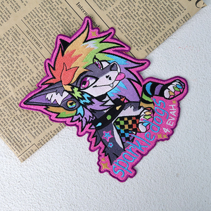 Custom Embroidered Patches Heat <strong>Transfer</strong> 3D Woven Fabric 100% <strong>Embroidery</strong> Patch Customized Sew Iron on Patches for Clothing - Product Image 1