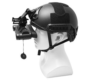 NVG-G1 3.5x ऑप्टिकल नाइट विजन गोगल्स अतिरिक्त चौड़ा फोव 3w, 940nm मजबूत इन्फ्रारेड स्पॉटलाइट शिकार हेड माउंट - Product Image 5