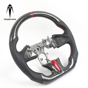Volant en fibre de carbone avec voyant de changement de vitesse LED pour <span class=keywords><strong>Infiniti</strong></span> G25 G35 <span class=keywords><strong>G37</strong></span> Q50 Q60 - Product Image 2