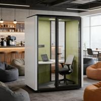 Cabina Acústica Portátil para Reuniones, Oficina, Hogar, Estudio de Música, Grabación, Insonorizada