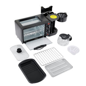 Machine à petit-déjeuner 3 en 1, prix bas, électrique, sandwich, gaufre, multifonction, usage domestique, avec cafetière, <span class=keywords><strong>grille</strong></span>-<span class=keywords><strong>pain</strong></span>, nouveau - Product Image 2