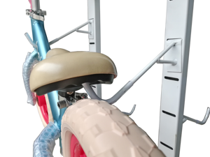 Tienda Popular, artículos deportivos, niños, ciudad, <span class=keywords><strong>Mini</strong></span> bicicleta, monopatín de carretera, Scooter, estante de exhibición de Metal, soporte para estante de bicicleta eléctrica plegable - Product Image 3