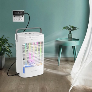 Mini climatiseur de bureau rechargeable par USB, climatiseur simple, refroidisseur d'air de bureau, ventilateur portable de bureau avec fonction de pulvérisation - Product Image 3