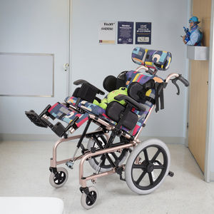 Silla de ruedas para niños CP, silla de ruedas plegable Manual de aluminio para niños y niños con parálisis cerebral, cochecito de bebé para necesidades especiales - Product Image 1