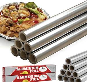 Oferta de <span class=keywords><strong>Bo</strong></span> <span class=keywords><strong>Yu</strong></span>: Rollo Pequeño de Papel de Aluminio Desechable de 300-450 mm, Precio por Kilo - Product Image 2