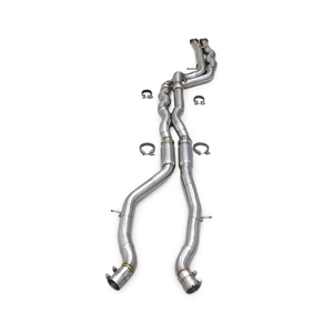 ท่อไอเสียสแตนเลส Boska Racing แบบ X-Pipes ความหนา 1.5 มม. ขัดเงา สำหรับรถยนต์ BMW M3/M4 F80/F82 3.0T ปี 2014-2019 ขนาด 70 มม./2.75 นิ้ว ความยาวเท่ากัน - Product Image 1