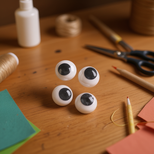 Adesivi per occhi Ilan da 35 mm per progetti artigianali e fai da te, 4 pezzi - Product Image 3