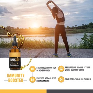 OEM High Quality Black <b>Seed</b> Oil Sativa Liquid Drops Health Supplement for Adult Detox Cleanse Customization Available 60ml Per - Product Image 6