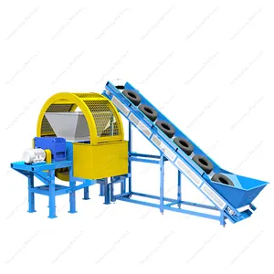 Higher efficiency automatic tyre recycle machine in germany recycling tire machines to destroy tires