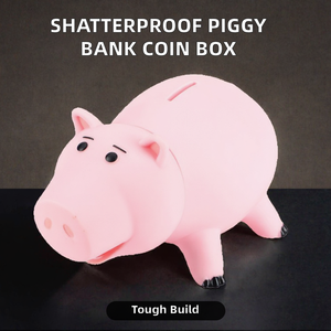 Sáng Tạo Dễ Thương Shatterproof Nhựa Con Heo Đất Ngân Hàng Tiền Xu Tiền Lưu Trữ Hộp Cho Tiền Tiết Kiệm - Product Image 2