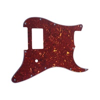 Red Turtle Accessoire d'instrument de musique de style ST à double micro pour guitare à 11 trous avec PickGuard