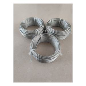 7x7 tali kawat galvanis 2.3mm 6mm 6x12 + 7FC tali kawat baja galvanis elektro harga murah - Product Image 4