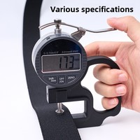 Accessoires de bande élastique noire 2cm 2.5cm 3cm 3.5cm Taille personnalisée avec bouton en forme de 8 en métal