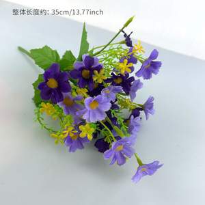 Artificial Chrysanthemum Stem 35cm Silk Flower Handmade Home <b>Decor</b> <b>Table</b> <b>Decoration</b> - Product Image 6