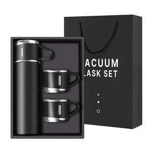 Set <span class=keywords><strong>de</strong></span> Regalo <span class=keywords><strong>de</strong></span> Termo <span class=keywords><strong>de</strong></span> Doble Pared <span class=keywords><strong>de</strong></span> 500 ml, Termo <span class=keywords><strong>de</strong></span> Acero Inoxidable 304 <span class=keywords><strong>para</strong></span> Exteriores, Botella Portátil con 2 <span class=keywords><strong>Tazas</strong></span> Adicionales - Product Image 1