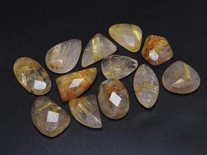 Vàng rutile thạch anh mặt Fancy Shape <span class=keywords><strong>Cabochon</strong></span> để làm đồ trang sức đá tự nhiên chất lượng tốt bán buôn Nguồn cung cấp New Arrival - Product Image 2