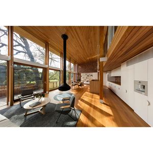 Villa moderna de estructura de acero ligero de dos pisos con diseño de techo plano para uso residencial - Product Image 5
