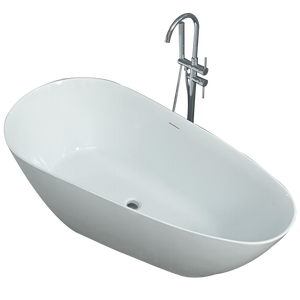 Moderna in acrilico CUPC CE Freestanding vasca da bagno di forma ovale di forma sottile bordo migliore modello di vendita funzione di ammollo per adulti - Product Image 1