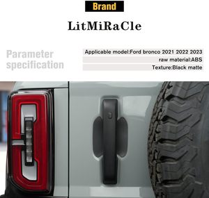 Autotürgriffschutz, Kratzschutz für Außentürgriffe, Schutzabdeckung, Zubehör für Bronco 2021 2022 2023 4-Türer - Product Image 4