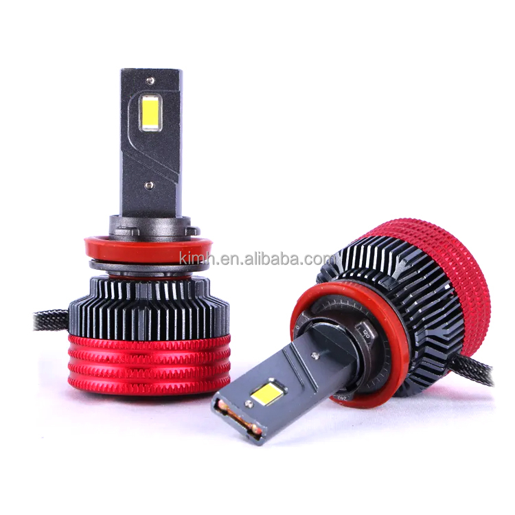 Ampoules LED H3 Pour Phares Antibrouillard - Lot De 2 - 6500K Blanc - 9 SMD - Facile à Installer