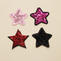 Patchs brodés à motifs étoile, paillettes mignonnes de haute qualité, 1 pièce, pour vêtements