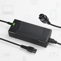 Cargador de Batería de Iones de Litio Multicertificado de 12.6V 13A, Adaptador de Corriente con Certificación CE, FCC, ETL, UKCA, KC para Motocicletas/Scooters Eléctricos
