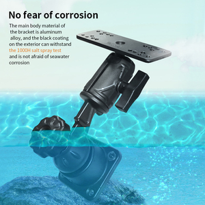VINmounts Horizontal 12" Swing Arm Mount with Socket Arm 6.25 X 2" Plate for Mounting Fish Finder VIN-TYQ-HB-03L - Product Image 4