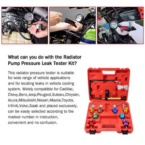Otomatik Soğutma Sistemi Radyatör Renkli Basınç Test Cihazı Seti Pompa Göstergesi Adaptörü HD Tamir Oto Alet Seti KIT Kutusu - Product Image 6
