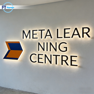 Insegna Luminosa a LED con Design Gratuito, Impermeabile IP65, in Acciaio Inox, con Lettere 3D Illuminate e Forate Lateralmente per Marchi - Product Image 3