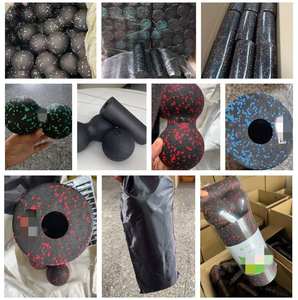 Conjunto de rolo de espuma para ioga e pilates com logotipo personalizado, bola de massagem de amendoim, massagem profunda muscular, conjunto de rolo de massagem para alívio de tensão e fáscia - Product Image 6