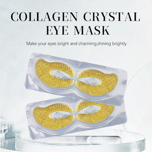 Masque pour les yeux en hydrogel cristallin doré, forme papillon, anti-rides, hydratant, 30 paires - Product Image 4