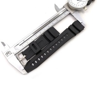 Bracelet de montre de sport en plastique noir pour hommes remplacement original 18 20 22 mm bracelet de montre gshock