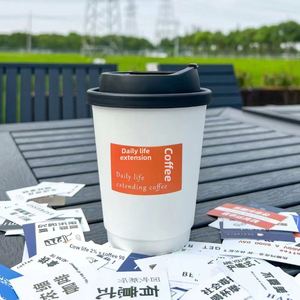 แก้วกาแฟกระดาษสองชั้นพร้อมสติกเกอร์ปรับแต่งได้ เหมาะสำหรับงานเลี้ยงวันเกิดและแก้วกระดาษแบบกลวง - Product Image 4
