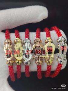 Bracelet tendance en or plaqué 18 carats FORCE 10, bijou classique pour femme, idéal comme cadeau, inspiré du bracelet original <span class=keywords><strong>Fred</strong></span>. - Product Image 5