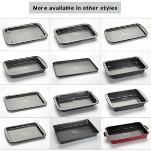 Teglia per biscotti <span class=keywords><strong>rettangolare</strong></span> grande personalizzabile con fondo ondulato in acciaio al carbonio teglia per biscotti profonda con rivestimento antiaderente - Product Image 6