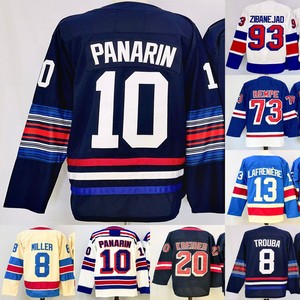 Maillots de hockey cousus pour hommes Igor Shesterkin <span class=keywords><strong>Chris</strong></span> Kreider Mika Zibanejad Matt Rempe Alexis Lafreniere Artemi Panarin Adam Fox - Product Image 1