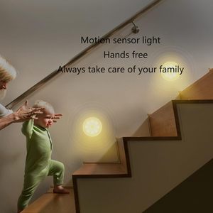 Lampe LED à détecteur de mouvement en gros, veilleuse USB rechargeable pour cuisine, chambre, escaliers, couloir, armoire, placard - Product Image 2