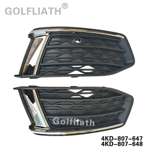 Paraurti anteriore inferiore fendinebbia griglia Trim auto fendinebbia copertura griglie per <span class=keywords><strong>Audi</strong></span> <span class=keywords><strong>A6</strong></span> C8 <span class=keywords><strong>2019</strong></span> OEM 4KD 807 647/648 - Product Image 2